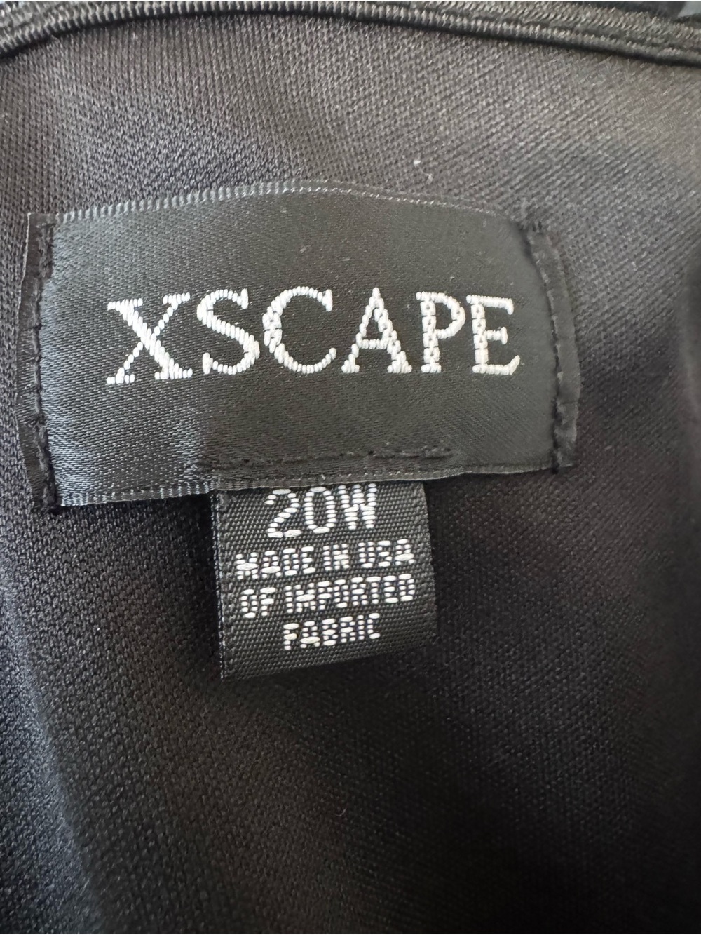 Xscape Black Ruffle Sheath Dress - Picture 4 of 4